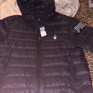 polo bear down jacket
